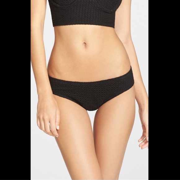 NWT! Wildfox Crochet Cheeky Hipster Bottoms in Black [SZ Medium‎ ] - Picture 4 of 4